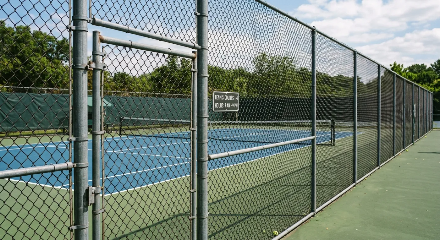 Tennis Court Fencing in Springfield, IL